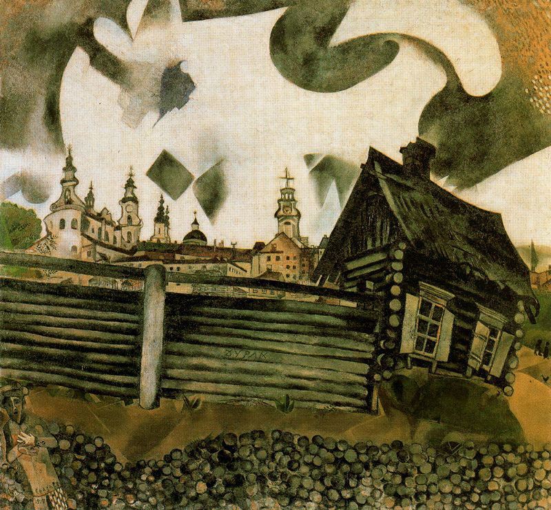 Marc Chagall. The house in grey. 