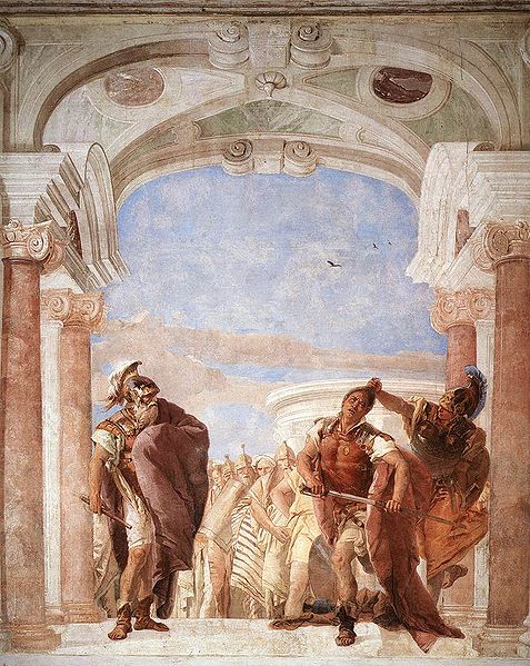 Giovanni Battista Tiepolo. The Rage of Achilles