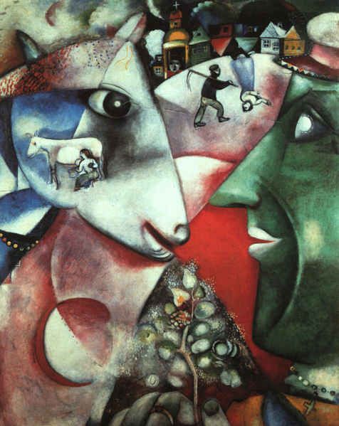 Marc Chagall. I and The Village. 1911