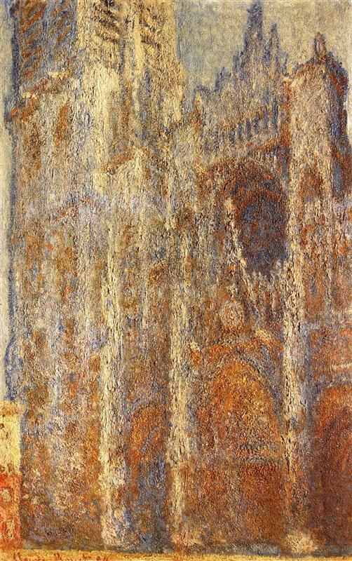 Claude Monet. Rouen Cathedral at noon. 1894.