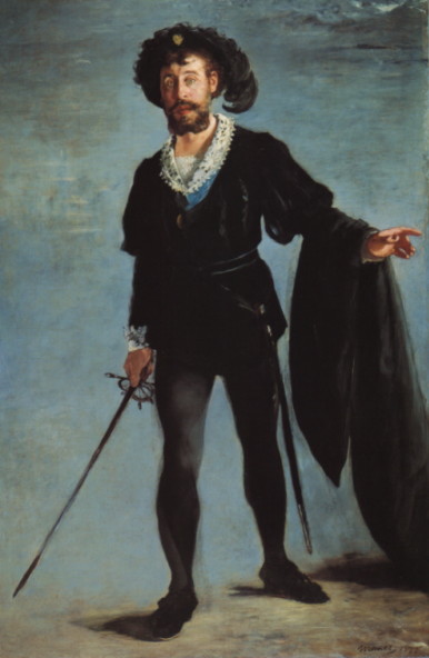 Edouard Manet. Faure as Hamlet. 