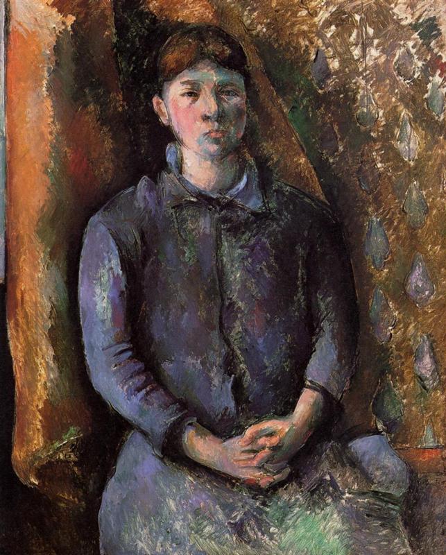 Paul Cézanne. Portrait of Madame Cézanne. c. 1886. Oil on canvas.