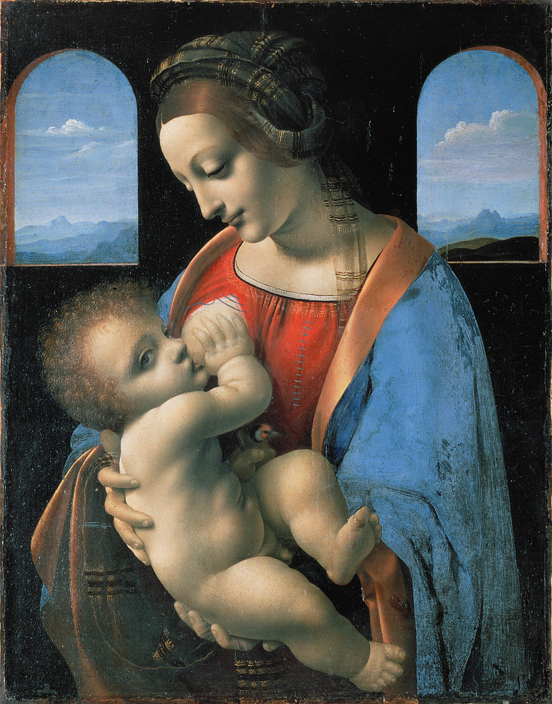 Leonardo da Vinci. Madonna Litta. ca. 1490.