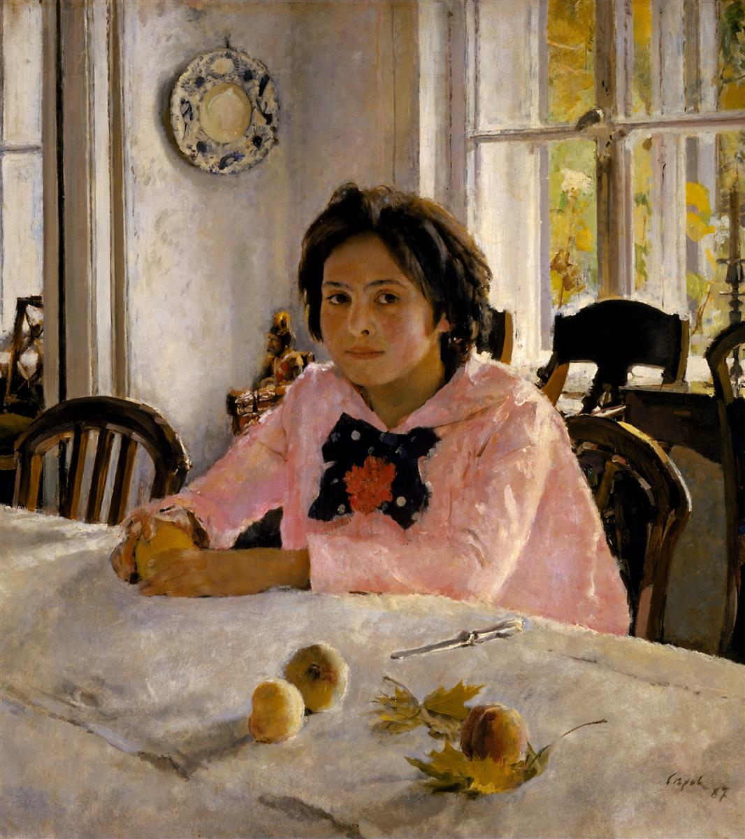 Valentin Serov. Girl with peaches. 1887.